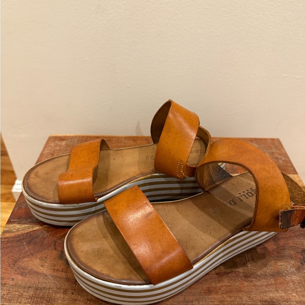 Women's Brown Platform Sandals